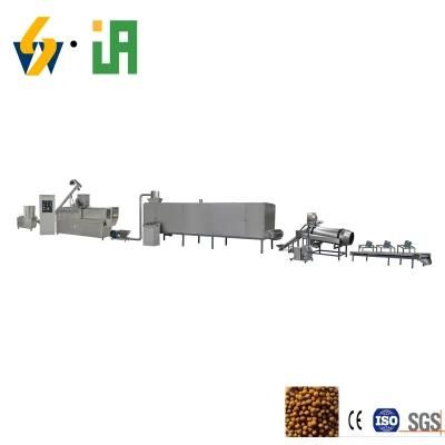 Full Automatic Stainless Steel Fish Feed Extruder Machine Animal Food Processing Plant
