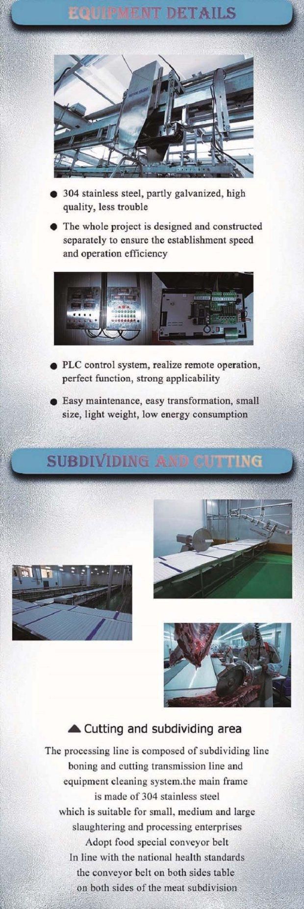 380V/220V Pig/Cattle/Sheep/Poultry Meat Cutting Deboning and Trimming Processing Slaughter Equipment