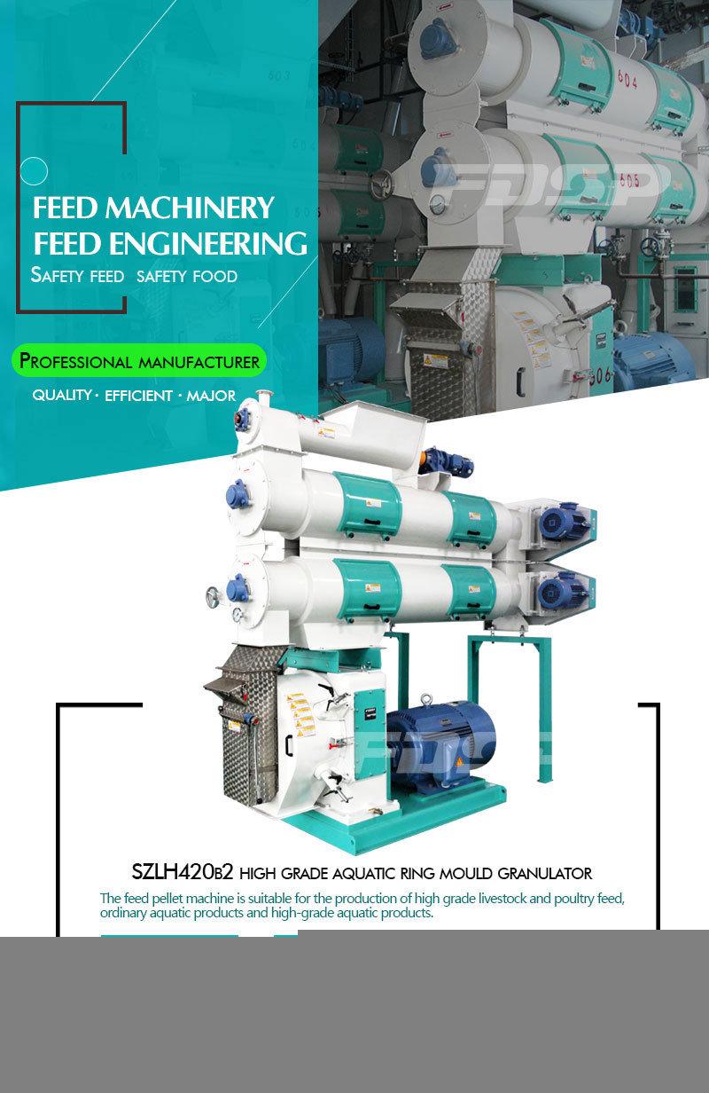 Fish Feed Pellet Machine Sinking Feed Pellet Mill with CE