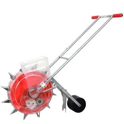 Small Household Hand-Propelled Planter Seeder for Sowing Corn, Soybean, Peanut, Cotton and Wheat