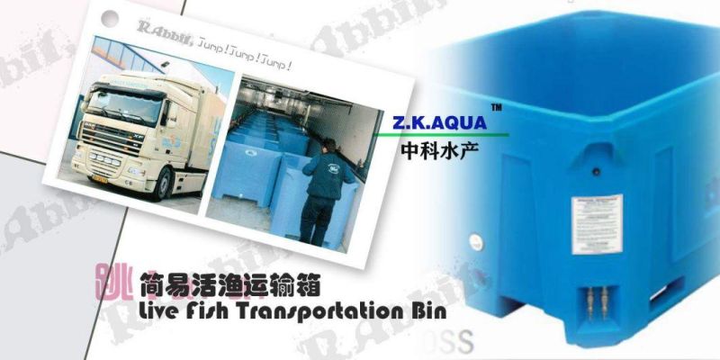Transport Case Plastic Fish Container Thermosat Moving Fish Transport Case