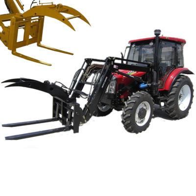 Agricultural Machinery Tractor Front End Loader Mounted Wood Log Grab