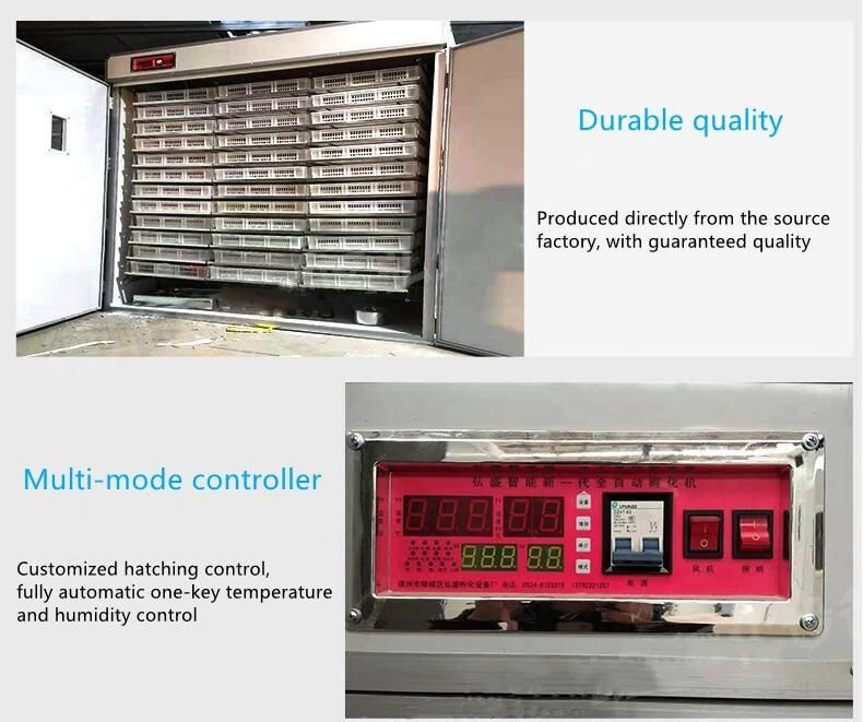 3000 Capacity Safety Environmental Fully Automatic Egg Incubator