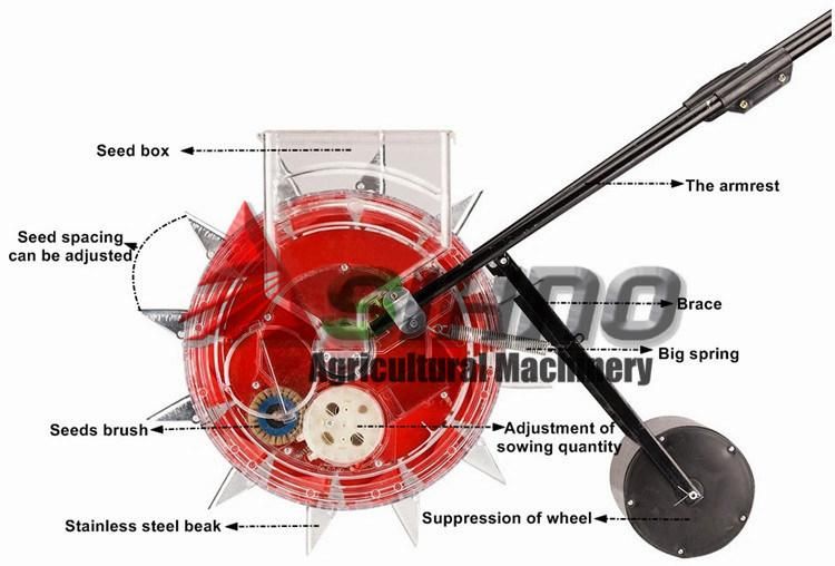 Adjustable Hand Push Corn Beans Peanut Seeder/Planter Machine for Sale