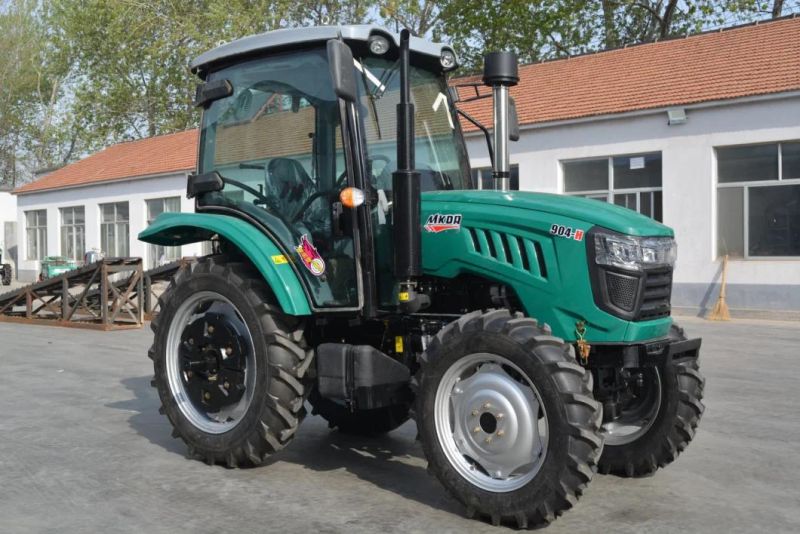 New Product High Effciency 90HP Green Body Mini Tractor 90HP 4WD Lawn Tractor