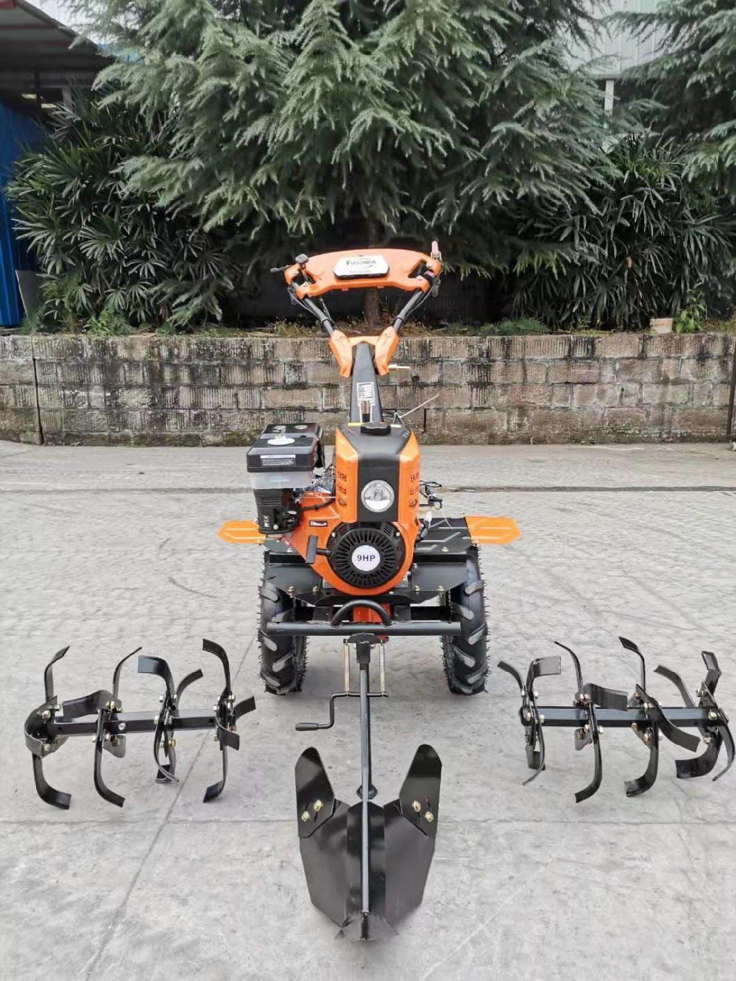 9HP Agricolas Rotary Tiller Motoazada, Motocultor
