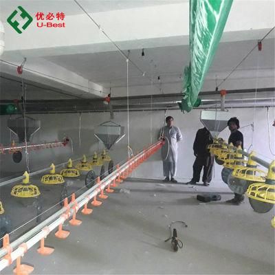 Automatic Waterline Horizontal Nipple Drinker Red Poultry Farm Chicken Nipple Drinker