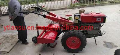 CE ISO Certificate Hot Sale Walking Tractor Two Wheels Walking Behind Tractors with Rotary Tiller