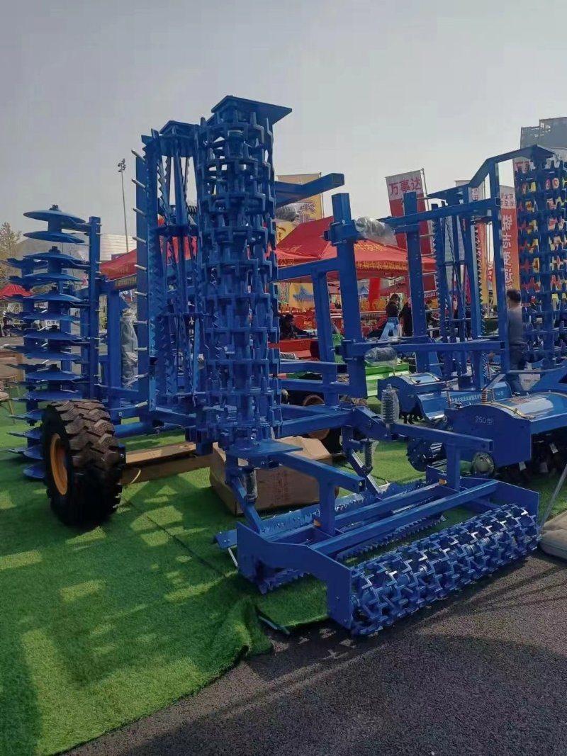 Folding Combined Ground Preparation Machine Wide Heavy Duty High Speed Disc Harrow