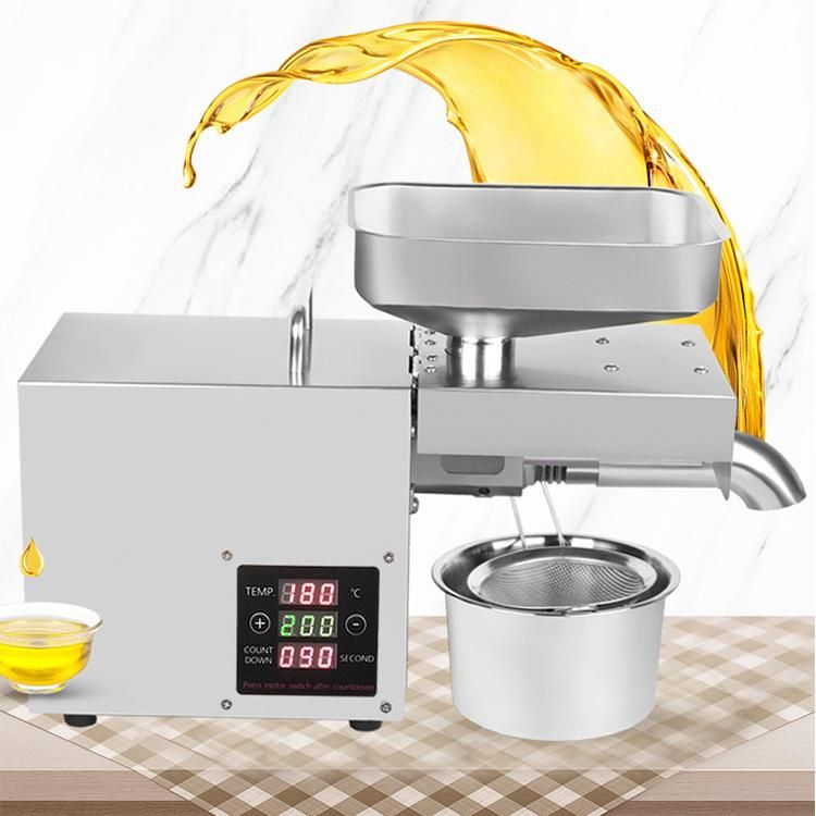 Electric Automatic Sunflower Baobab Seeds Oil Pressing Machine Cold Press for Small Business