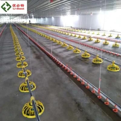 Tunnel Ventilated Automatic Poultry Shed Chicken Farm Broiler House Equipment