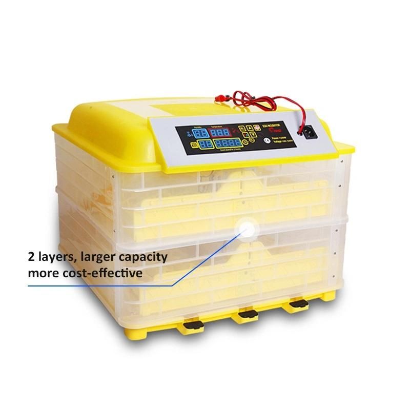 Hhd CE Certification Dual Power Supply 112 Egg Incubator for Sale Made in China