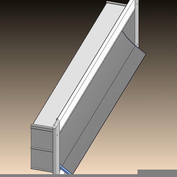 White Double Open Air Ventilation Window Used in Livestock Equipment