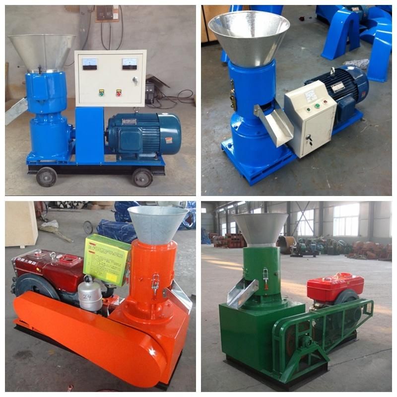 Diesel engine driven feed stuff pellet machine