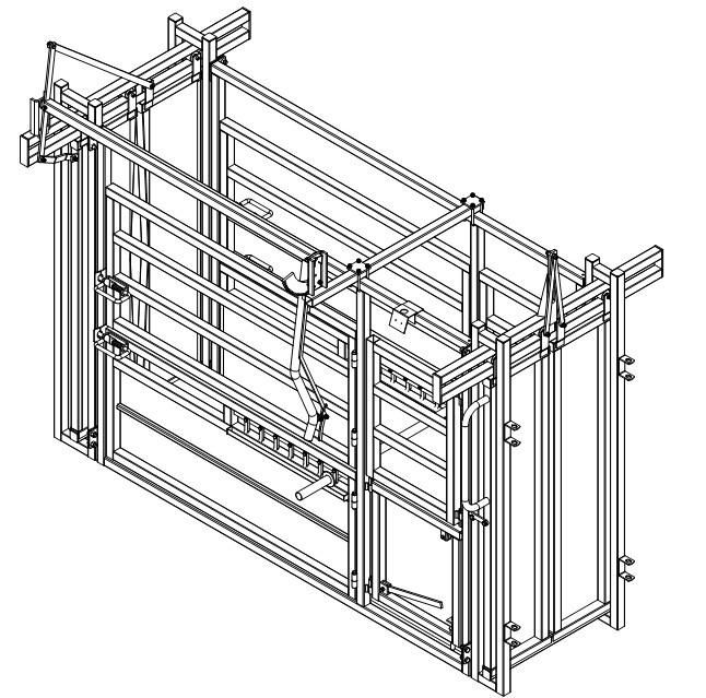 Cattle Crush Hdp or Powder Coated on Sale