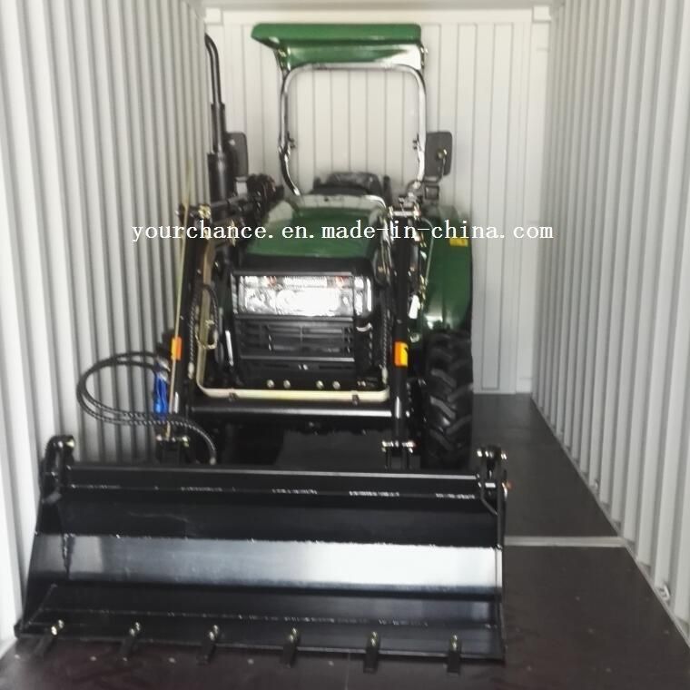 Tz04D China Tip Quality 30-55HP Wheel Farm Tractor Mounted Front End Loader Hot Sale in Philippines