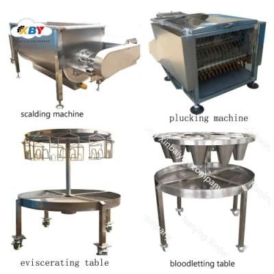 100-300/H Small Scale Chicken Slaughter Equipment Slaughterhouse Processing Machine