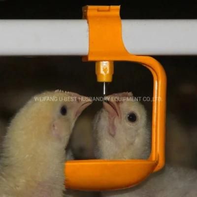 Double Seal Poultry Farm Nipple Drinker for Chickens
