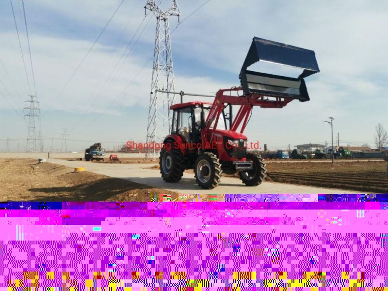 4 Wd Farm Tractor Loader Machine