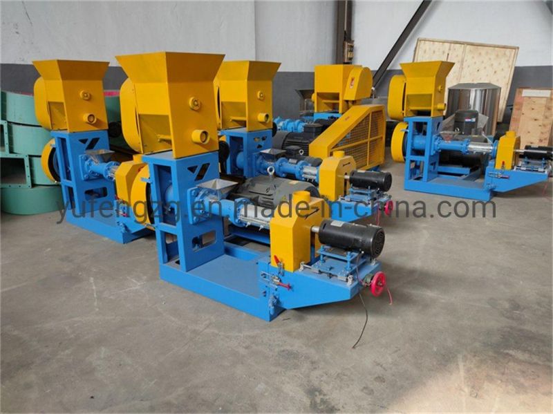 Floating Fish Feed Mill Pellet Extruder Machine