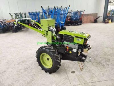 Cheap Hot Sale 8HP12HP 15HP 18HP 20HP 22HP Farm Mini Diesel Motocultor Power Tiller Two Wheel Mini Walking Hand Tractor