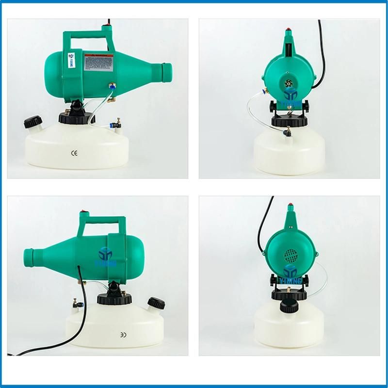 Ce 5L Fogging Sprayer 3 Nozzles Ulv Cold Fogger Portable Ulv Electric Disinfection Sprayer Handheld Fogger Sprayer High Efficient Disinfection Ulv Motor Sprayer