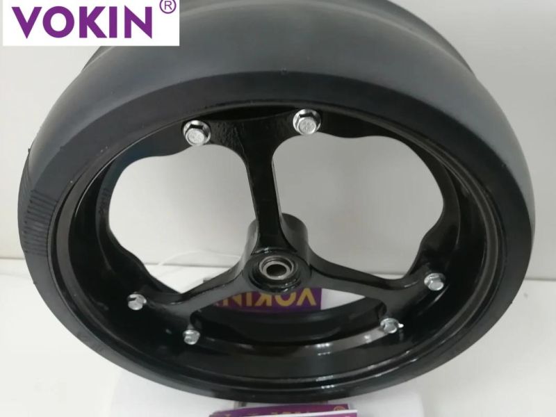4.5" X 16" Cast Iron Six Holes Seeder Depth Wheel with Three Spokes
