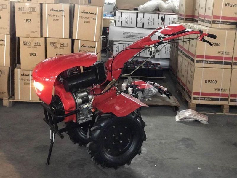 10HP/186f Diesel Power Tiller, Cultivator, Motocultivator, Rotary Tiller, Machine