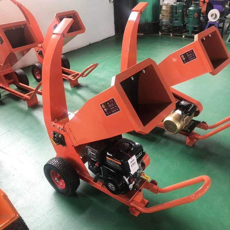 Pto Driven Wood Chipper Tree Branch Leaf Garden Shredder Mobile Crusher Machine