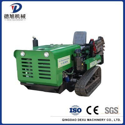 300mm Working Width Mini Trencher / Chain Digging Machine for Sale