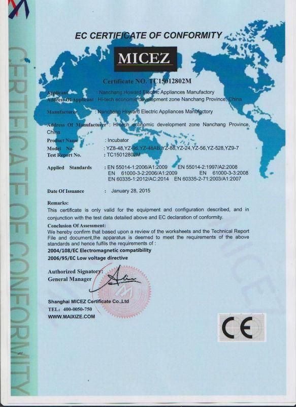 Hhd New Arrival H720 Egg Incubator with CE Certificate for Sale.