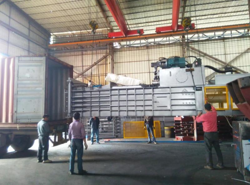 Horizontal Hydraulic Aluminium Can Waste Paper Plastic Baler