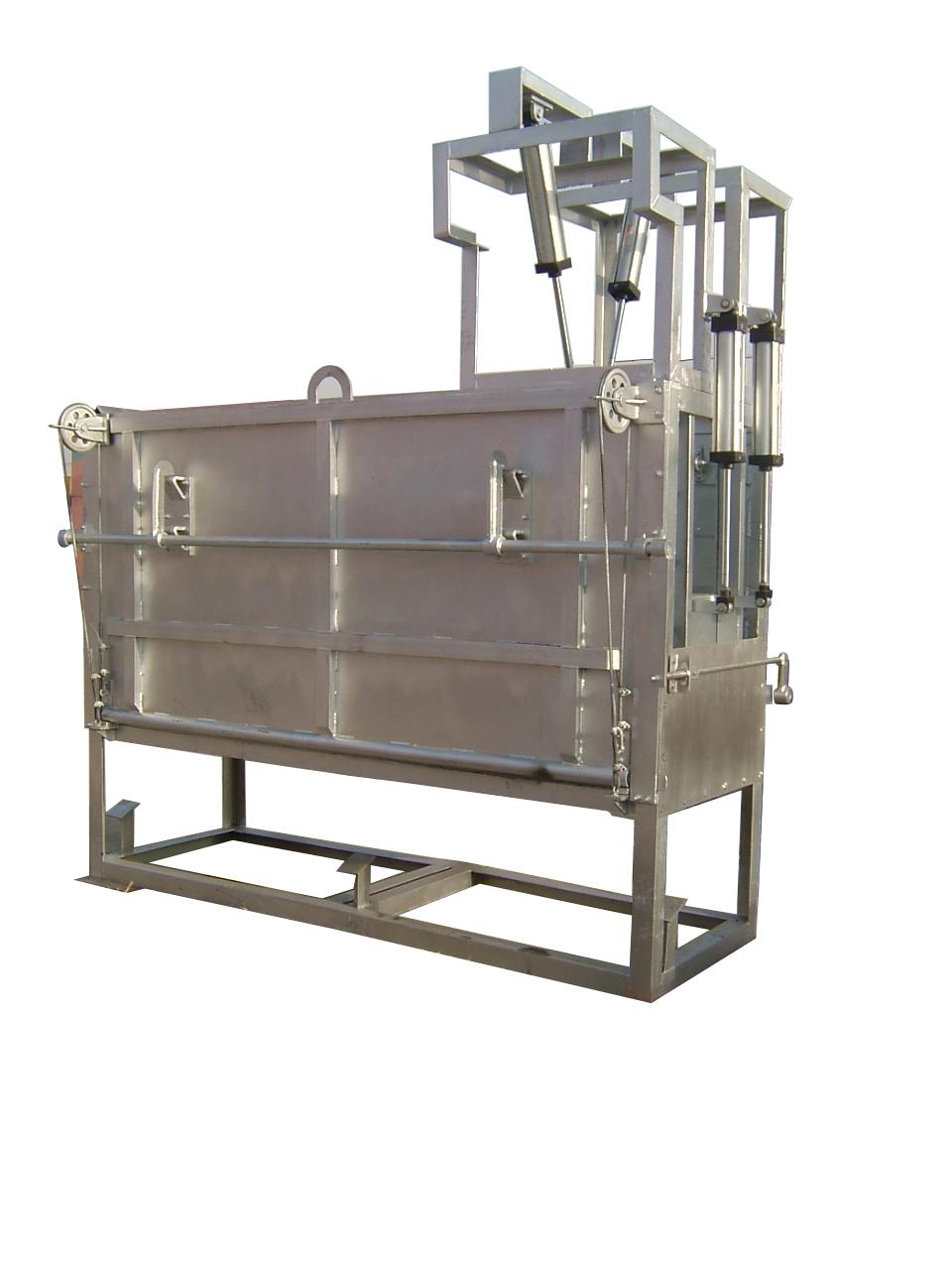 Common 380V/220V High Quality Pneumatic Flip Box Slaughtering Machine