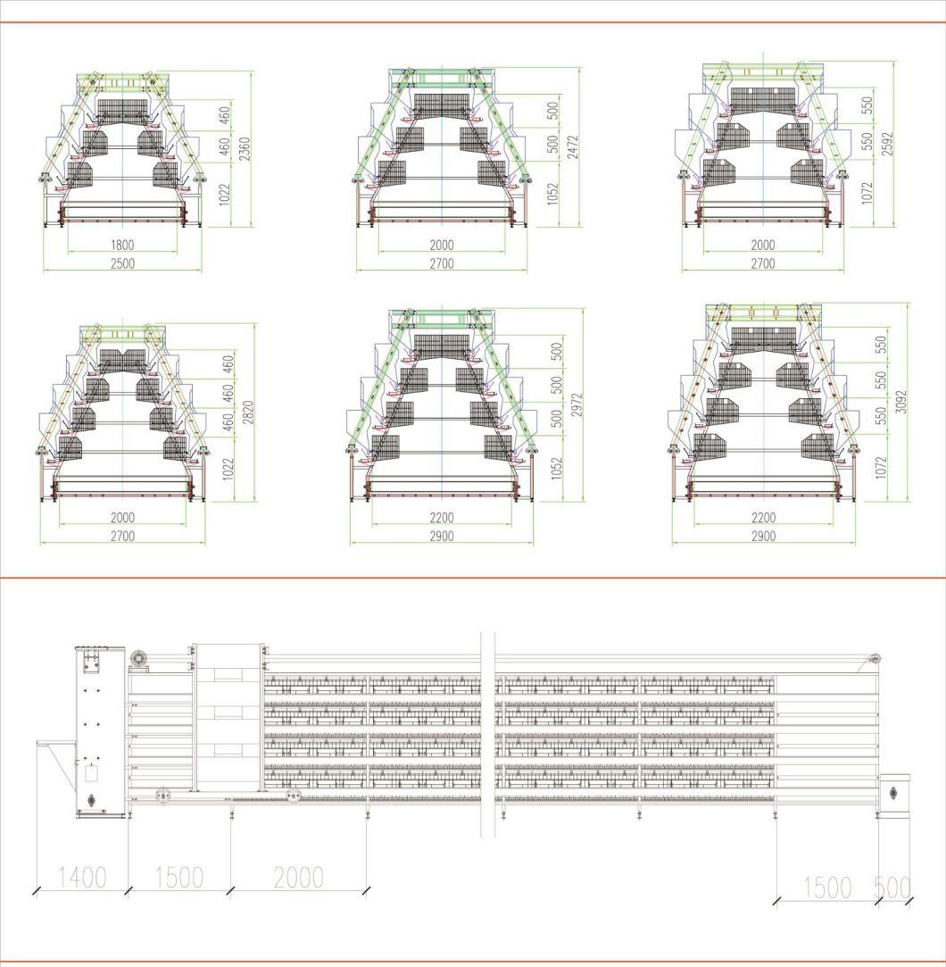 a Frame Automatic Multi-Purpose Chicken Cage Equipment