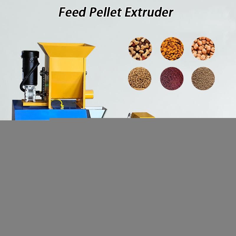 Automatic Floating Fish Feed Pellet Processing Extruder Machine Fish Shrimp Food Production Line Manufacturer Fish Feed Making Machine Extruder
