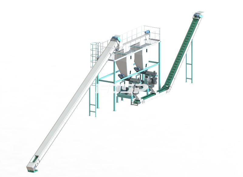 4-5 T/H Urban Living Waste Organic Fertilizer Pellet Production Line for Sale