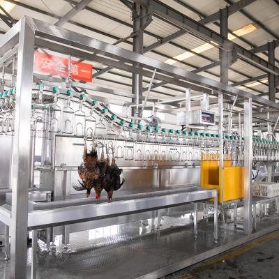 Factory Price 300-500bph Compact Auto Chicken Slaughtering Equipment for Poultry Processing Machinery