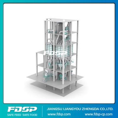 High-Tech Poultry Feed Production Line with Pellet Mill for 10tph