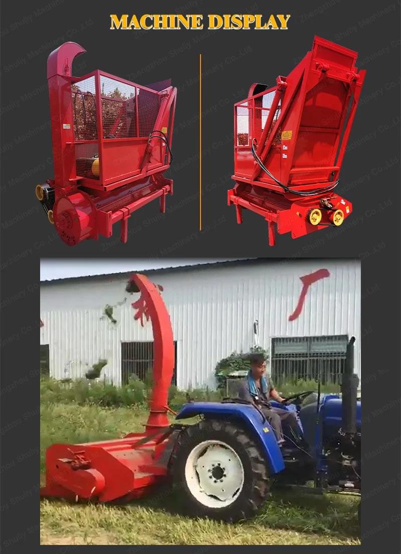 Multicrop Corn Stalk Grass Chopper Grass Crusher Forage Corn Silage Harvester