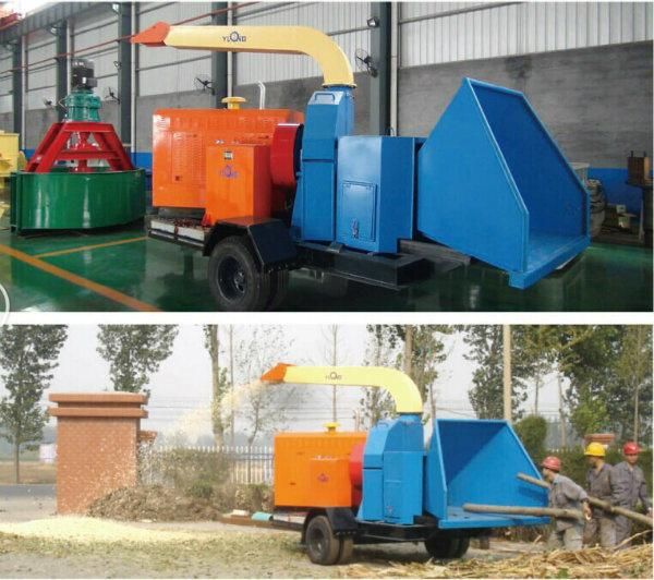 Large Capacity Diesel Wood Chipper for Sale