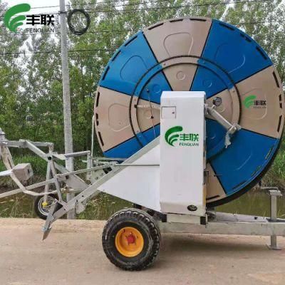 Jp75-500 Hose Reel Irrigation Machine Watering Farm Land Irrigator