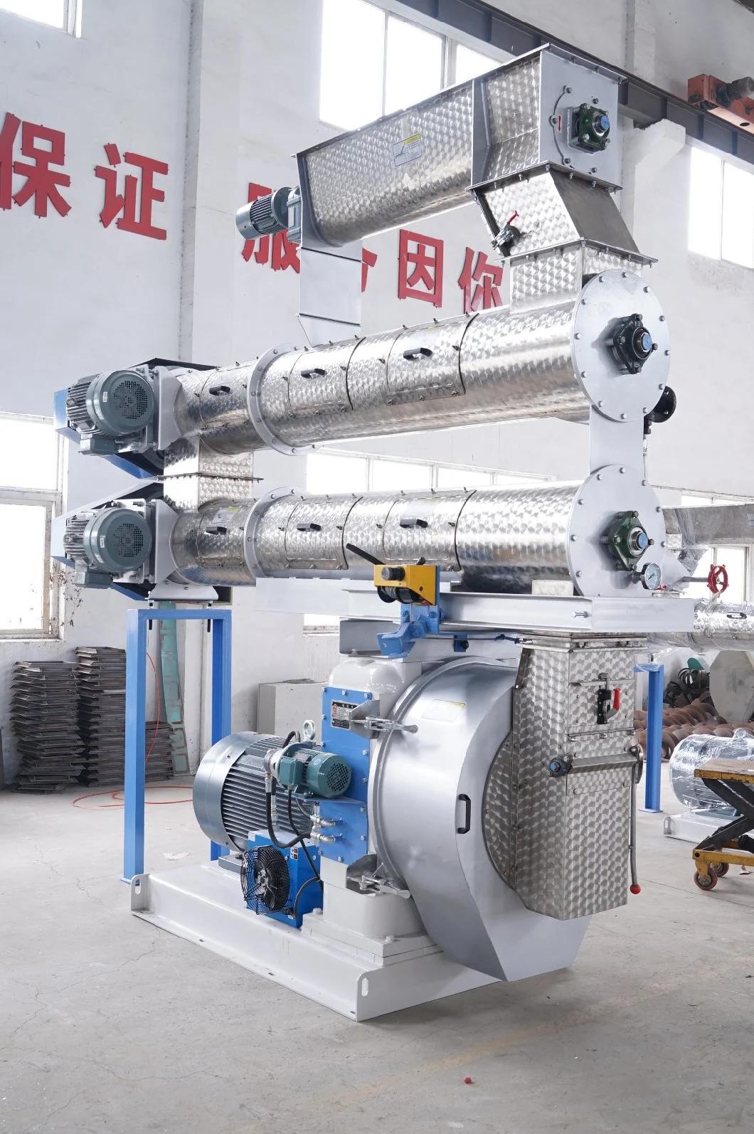China Manufacture Cattle Chicken Livestock Fish Poultry Feed Making Machine as One of Main Feed Machines, with CE Certificated Pellet Machine.