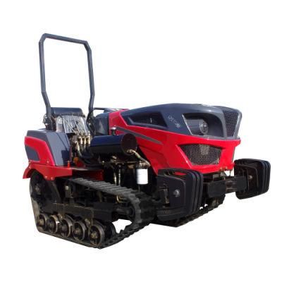 High Benefit Mini Tractor Crawler 40-60HP Tractor Tracks Crawler Cultivator for Swamp