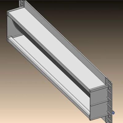 Butterfly Door Single Open PVC Ventilation Window