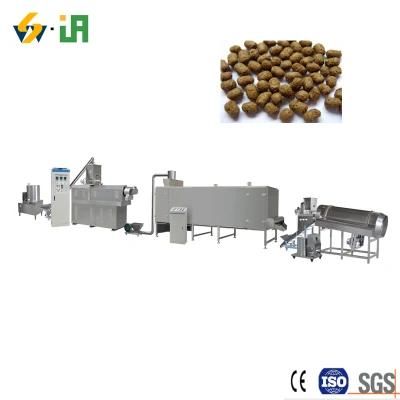 China Factory Manufacturer Dog Cat Fish Feed Processing Line Extruder