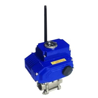 4G Lorawan Mobile Phone Controlled Metal Electric Butterfly Valve