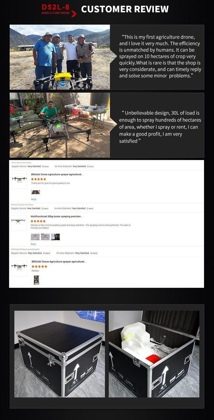 52L Payload Agriculture Insecticide Farm Sprayer Machine Drone Sprayer Crop Duster Insecticide Spraying Drone