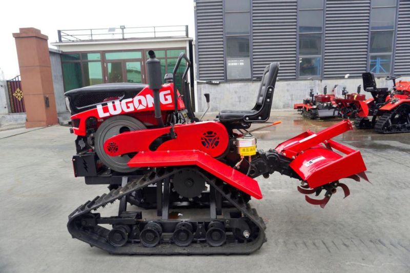 Shandong Lugong Back Force Cultivator Honghan Double Head Rotary Cultivator