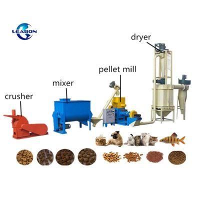 120-150kg/H Pet/ Fish Food Pellet Making Machine with Production Line