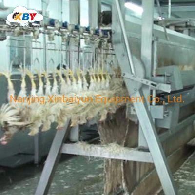 Automatic Poultry Chicken Duck Goose Feather Cleaning Slaughtering Equipment Processing Line